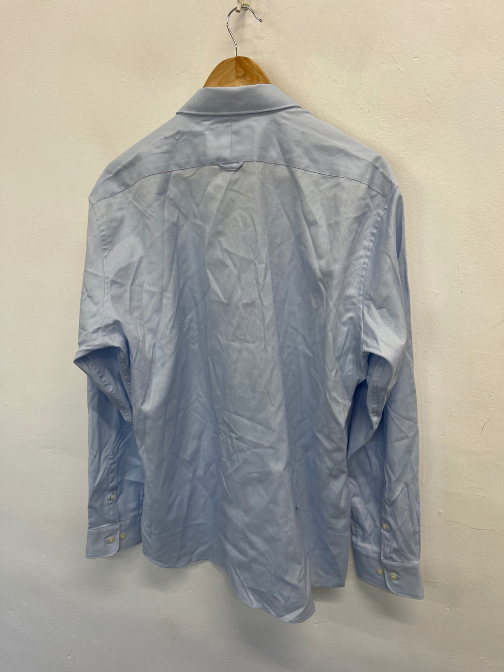 Fabulous T.M LEWIN Royal Oxford Shirt XL Light Blue ES609