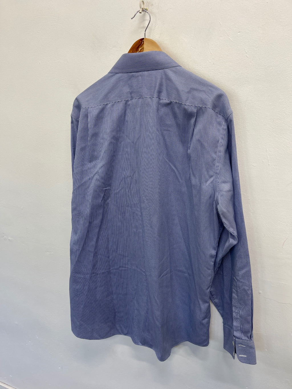 Fabulous Charles Tyrwhitt Non iron slim fit Shirt 18” Blue ES609