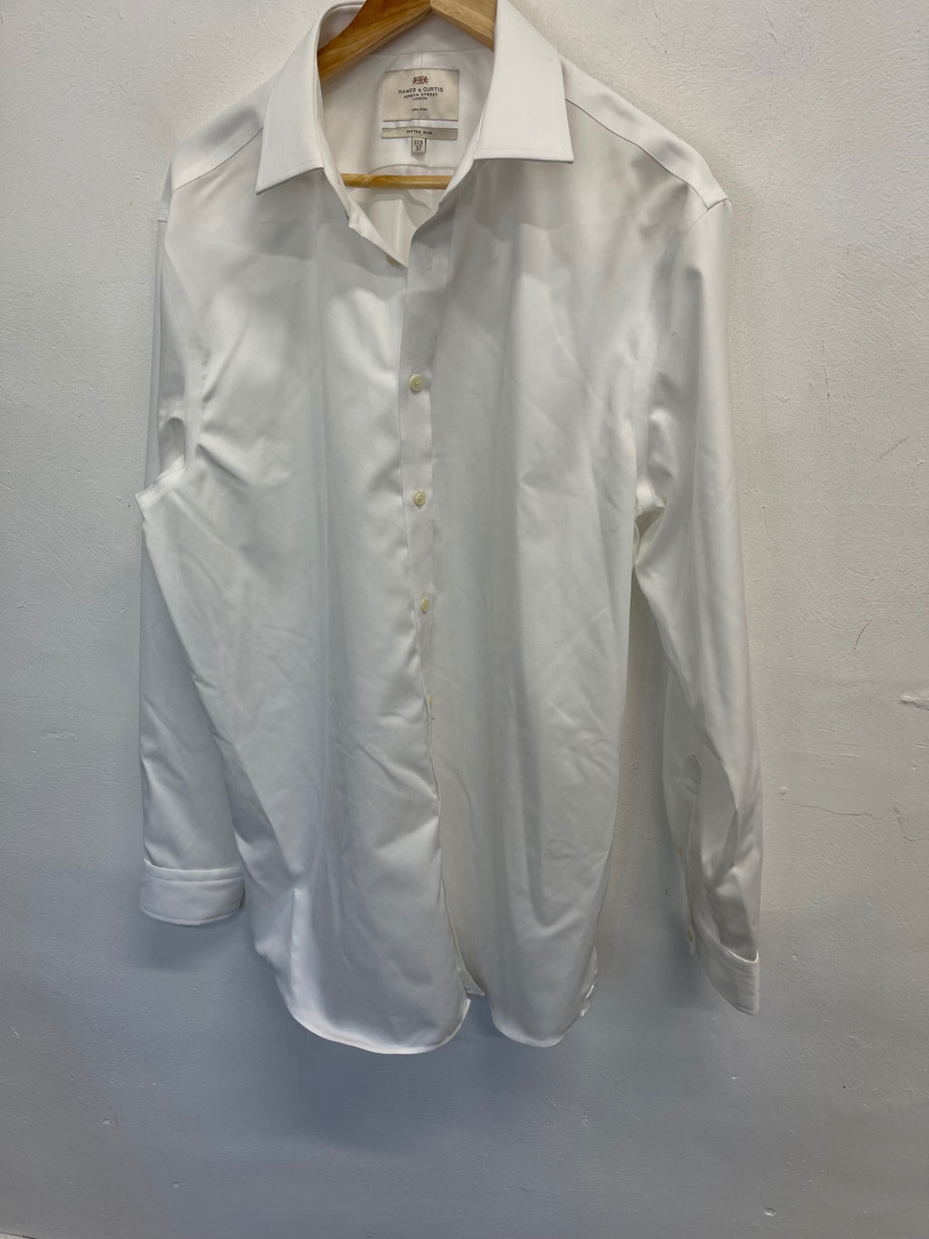 Fabulous Hawes & Curtis Shirt 17.5" Classic formal White ES609
