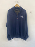 Fabulous Oscar Jacobson 1/2 zip jumper Orson golf windproof XXL Navy blue