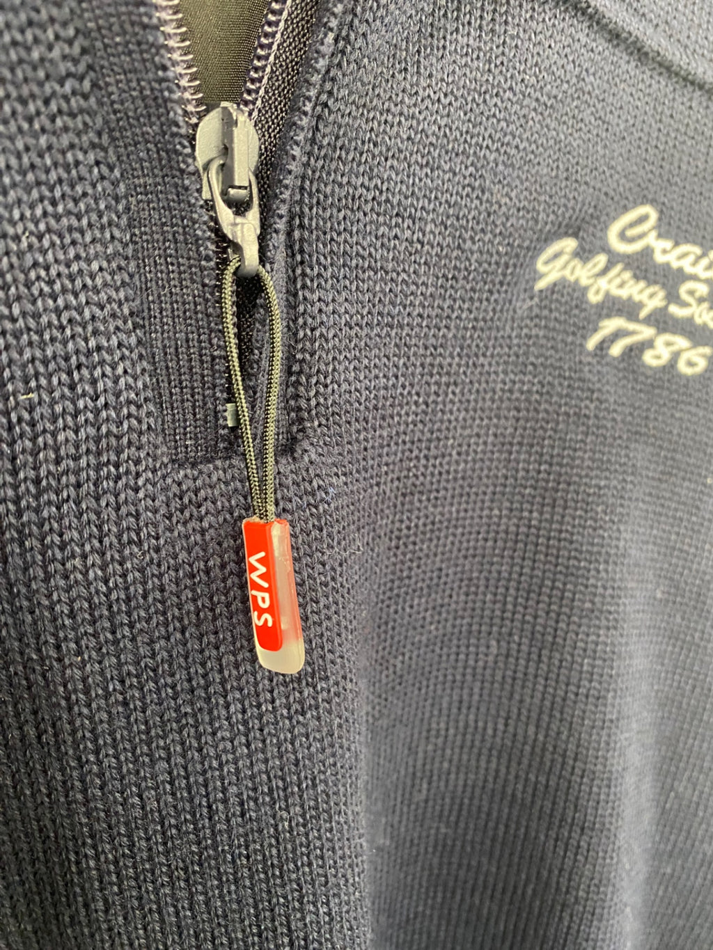 Fabulous Oscar Jacobson 1/2 zip jumper Orson golf windproof XXL Navy blue