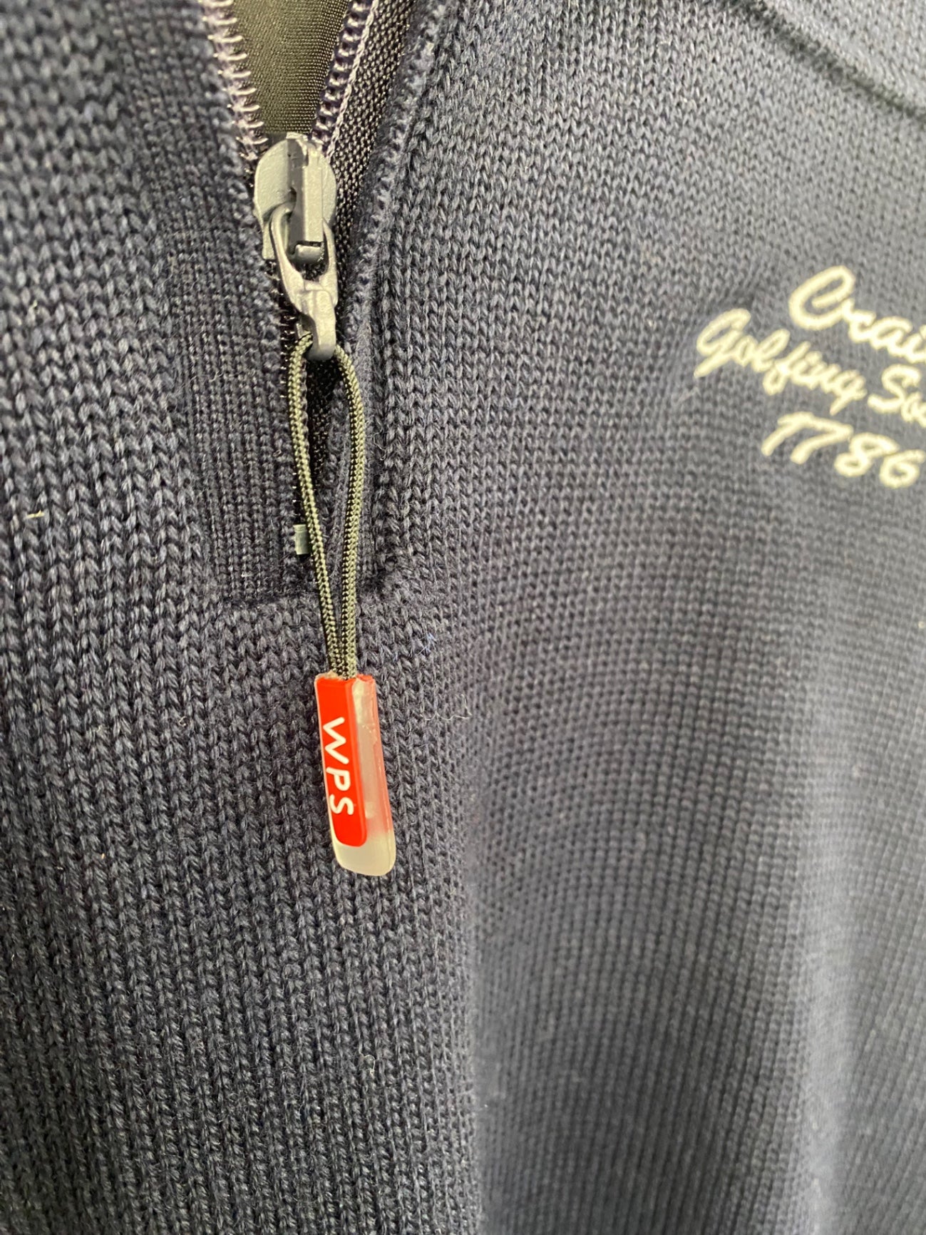 Fabulous Oscar Jacobson 1/2 zip jumper Orson golf windproof XXL Navy blue