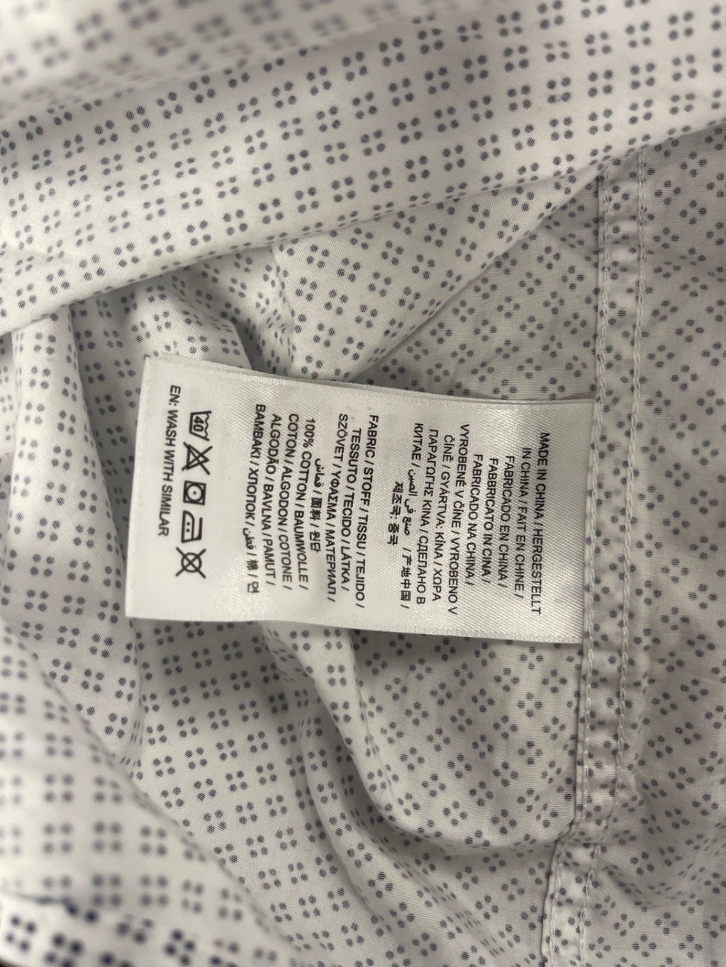 Fabulous GANT micro patterned lightweight Shirt 3XL White ES609