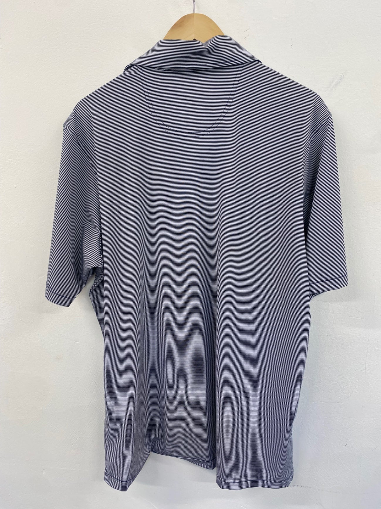 Fabulous Fairway & Greene 150th Open Polo Shirt L Navy blue and white ES609
