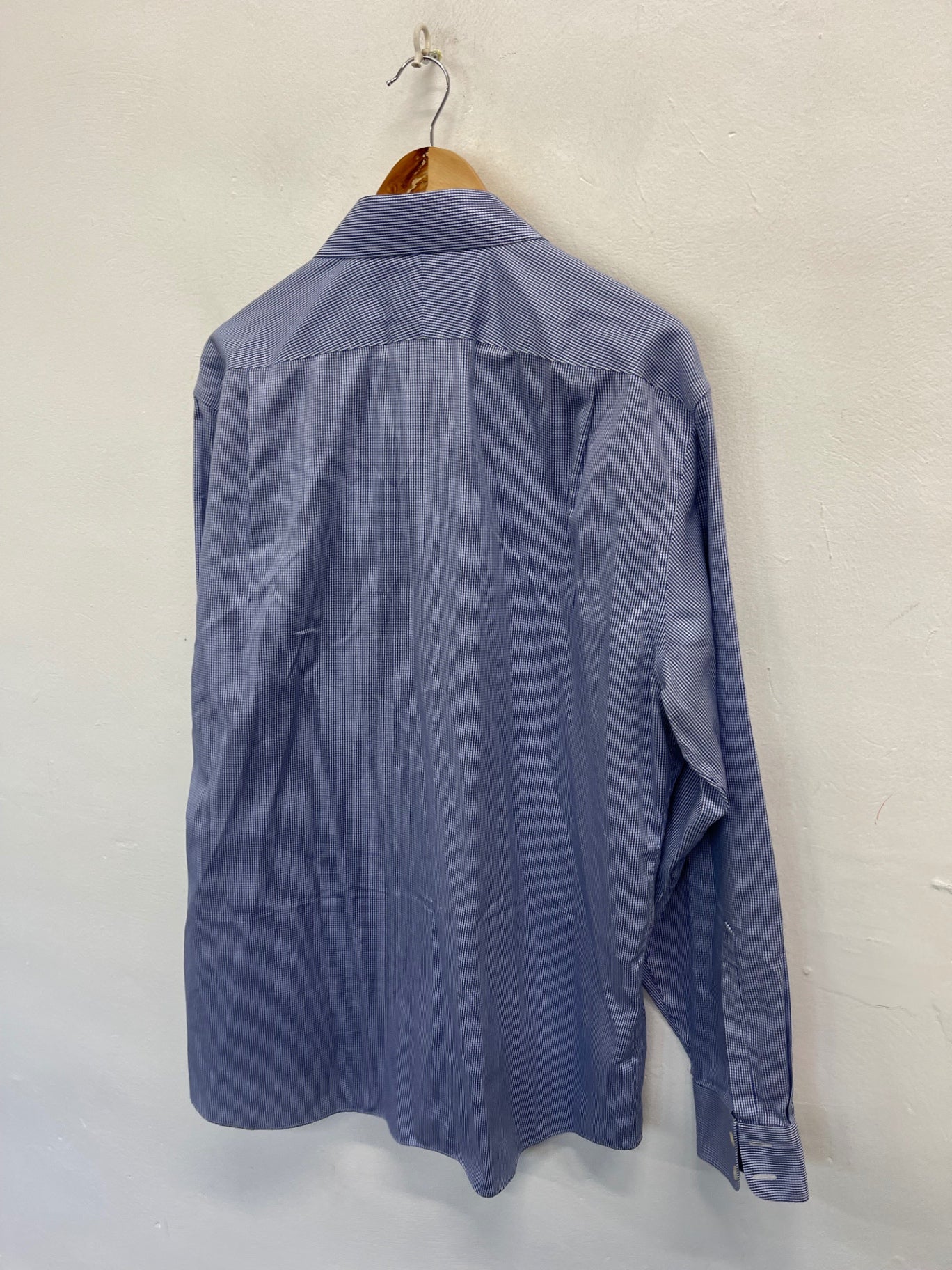 Fabulous Charles Tyrwhitt Non iron slim fit Shirt 18” Blue ES609
