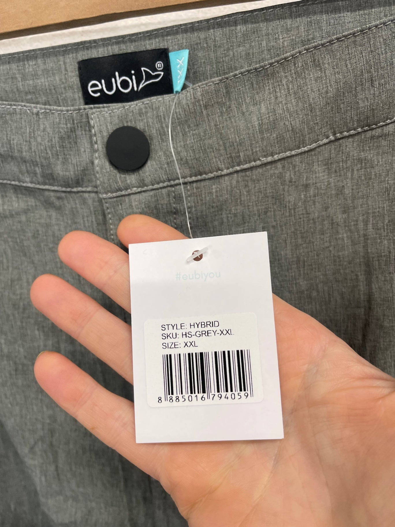 Fabulous Eubi golf sports Shorts XXL Grey New ES609