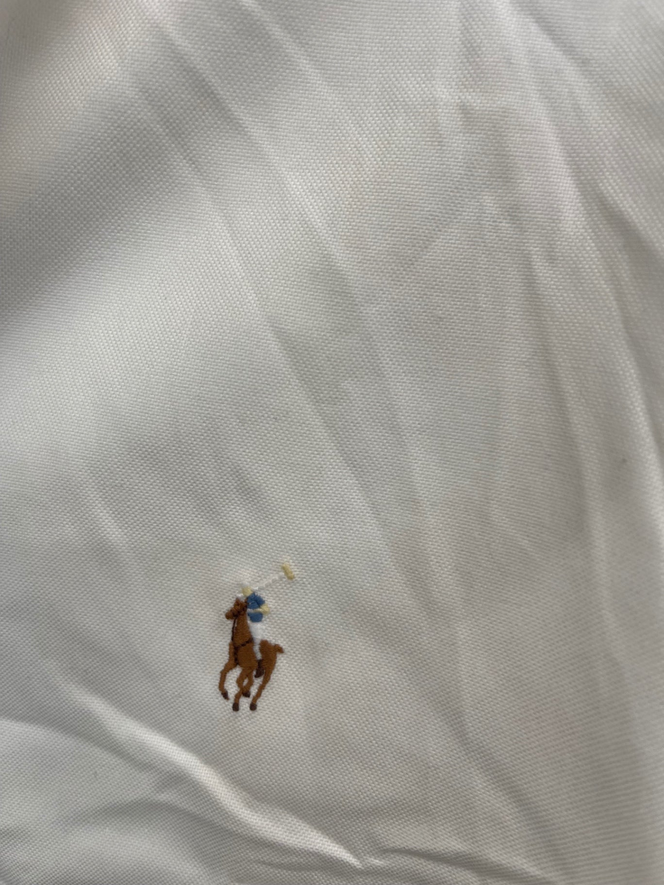 Fabulous Polo Golf Ralph Lauren button down Shirt L White ES609