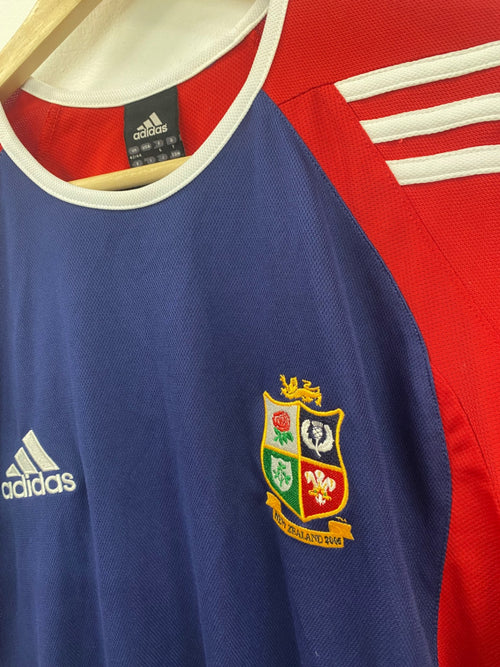 Fabulous adidas British Lions Jersey 2005 tour XL Blue, Red ES609