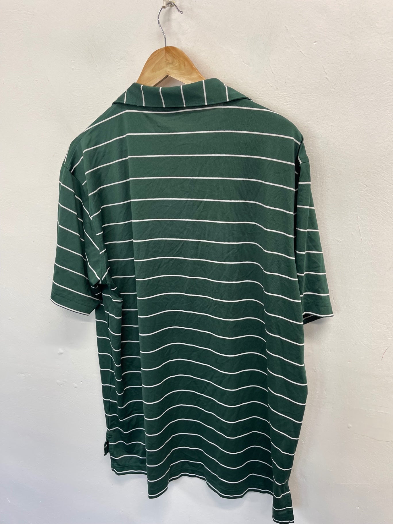 Fabulous Peter Millar Summer comfort golf Polo top UkL Green ES609