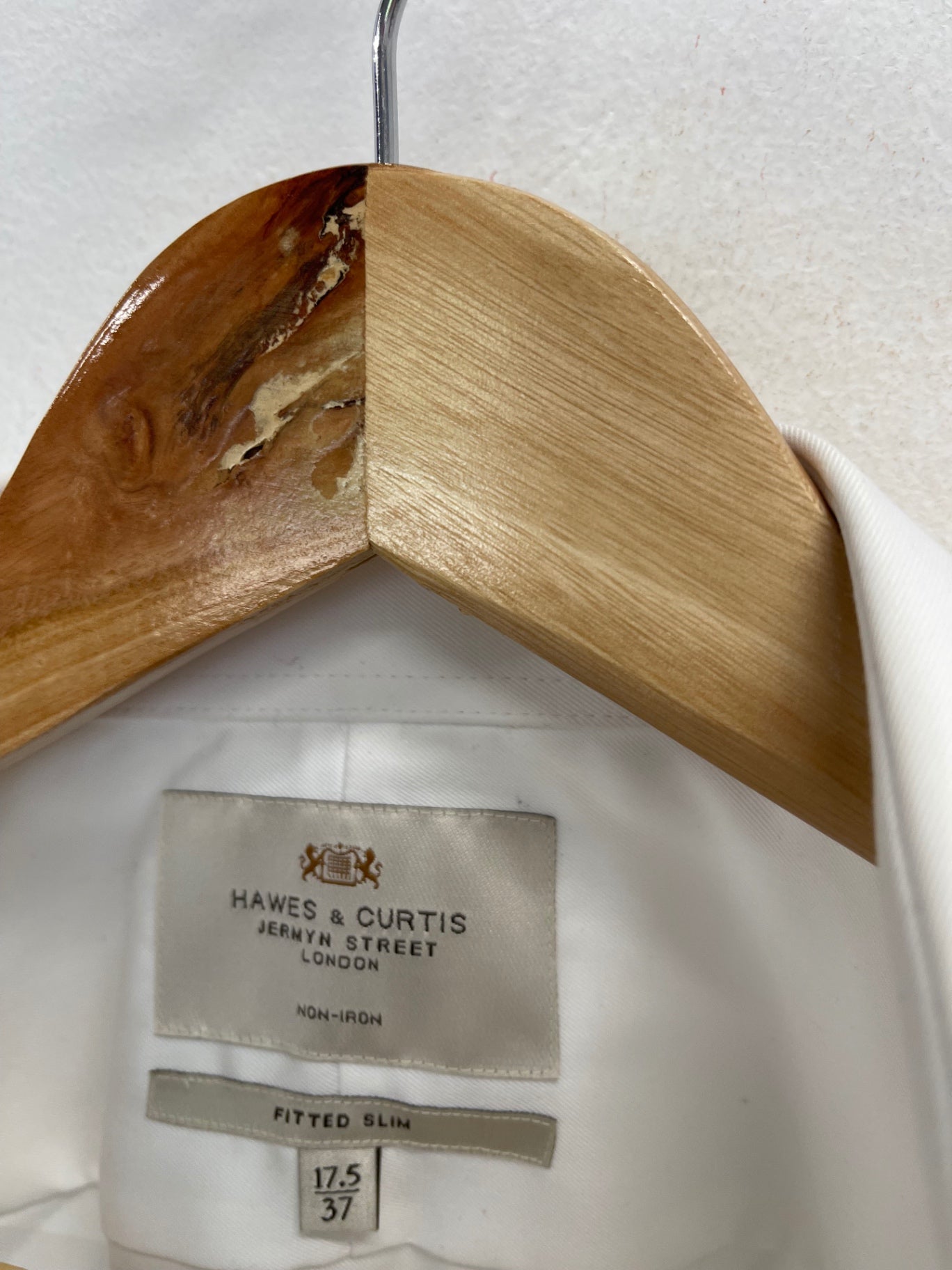 Fabulous Hawes & Curtis Shirt 17.5" Classic formal White ES609