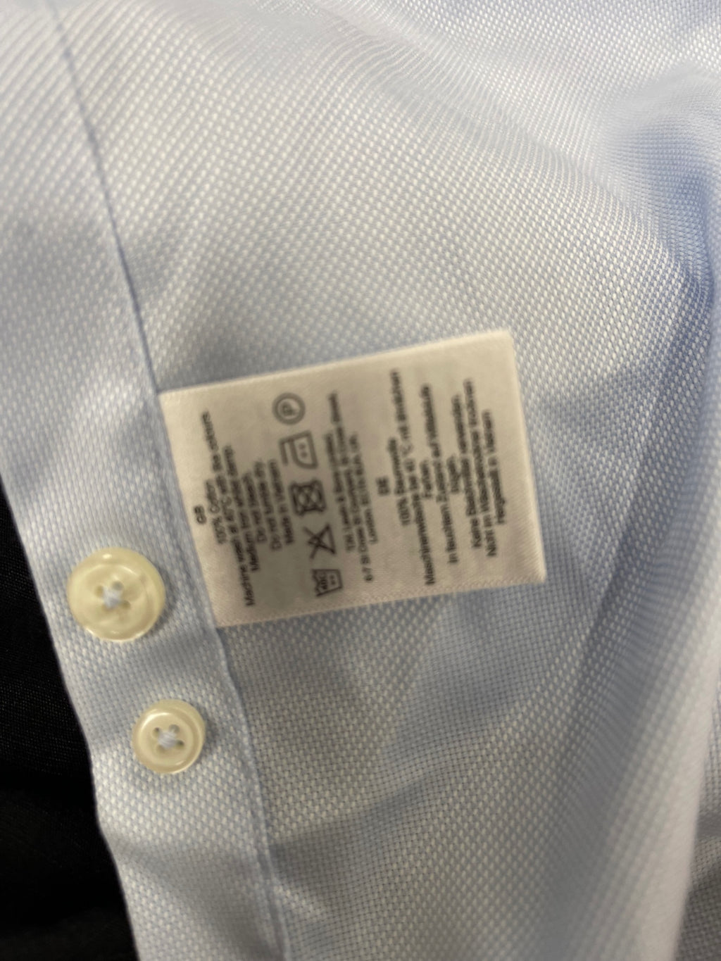 Fabulous T.M LEWIN Royal Oxford Shirt XL Light Blue ES609