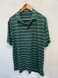Fabulous Peter Millar Summer comfort golf Polo top UkL Green ES609