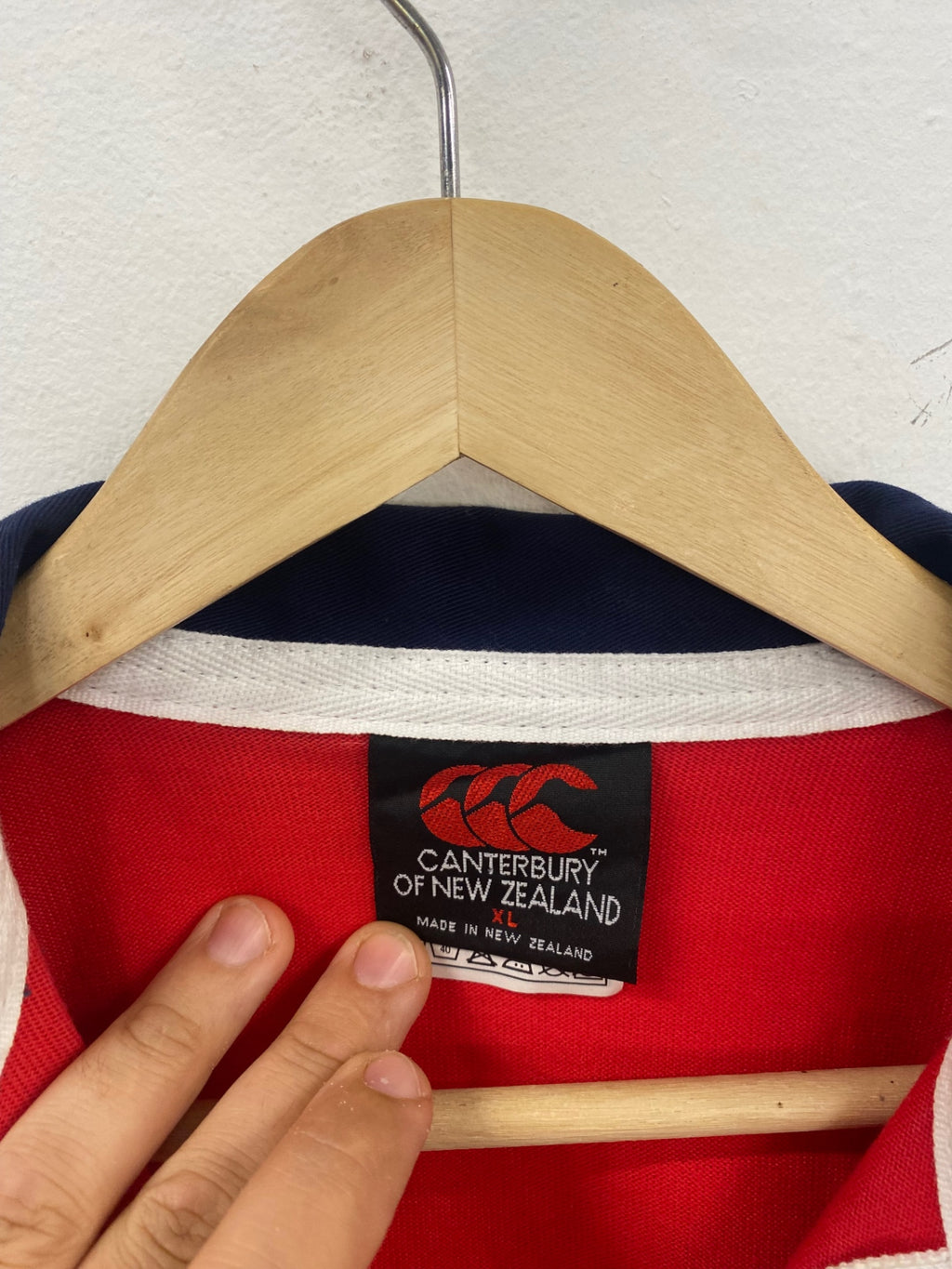 Classic Canterbury Rugby Jersey Munster home XL Red vintage ES609