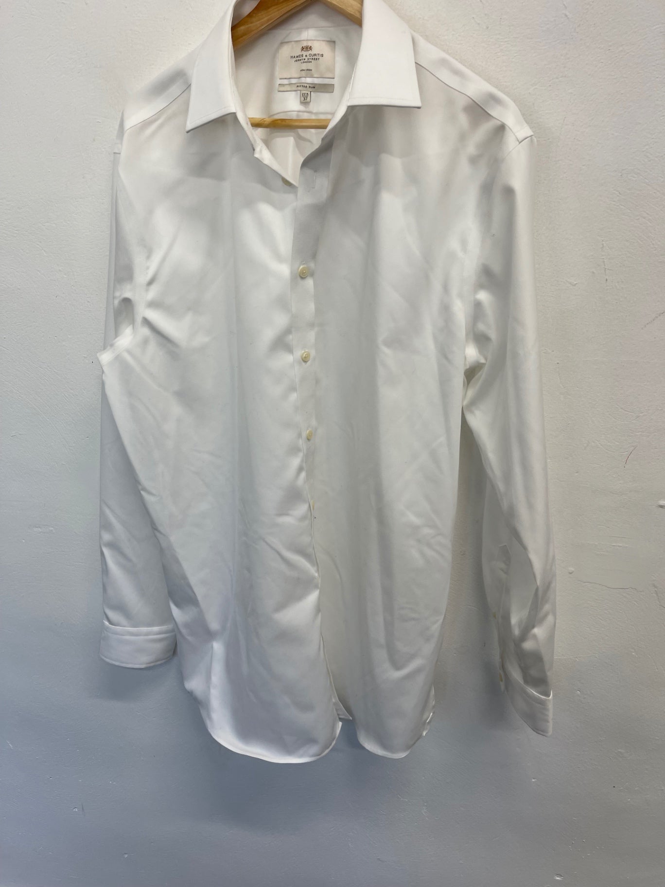 Fabulous Hawes & Curtis Shirt 17.5" Classic formal White ES609