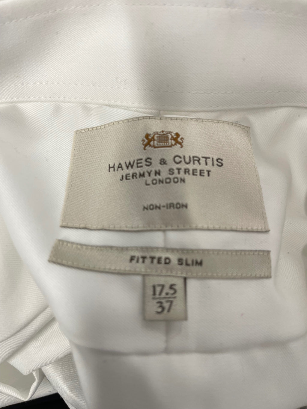 Fabulous Hawes & Curtis Shirt 17.5" Classic formal White ES609