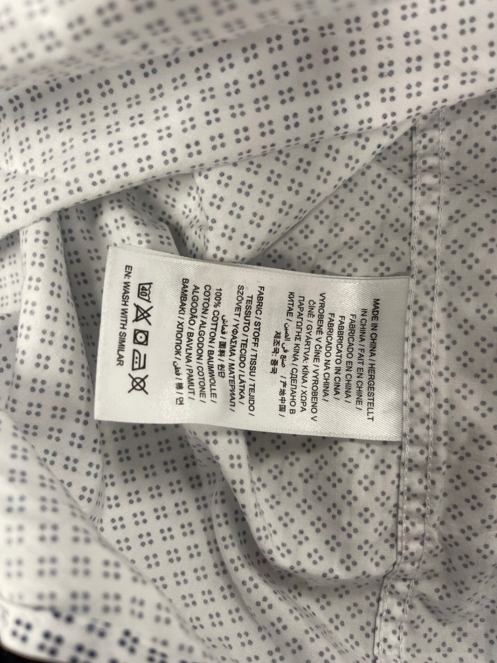 Fabulous GANT micro patterned lightweight Shirt 3XL White ES609