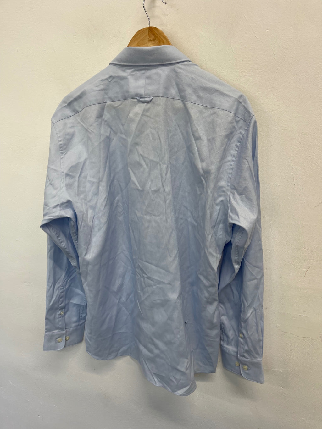 Fabulous T.M LEWIN Royal Oxford Shirt XL Light Blue ES609