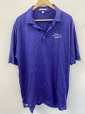Fabulous Peter Millar Polo Shirt Golf Crail XL Purple and blue stripes ES609