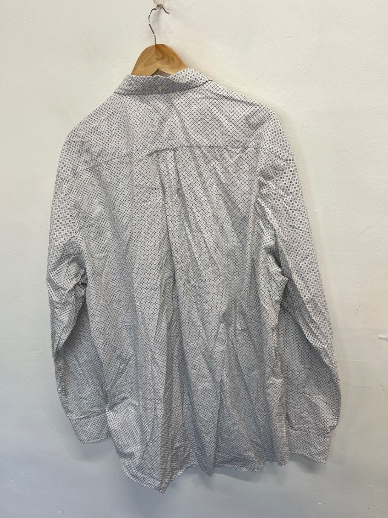 Fabulous GANT micro patterned lightweight Shirt 3XL White ES609