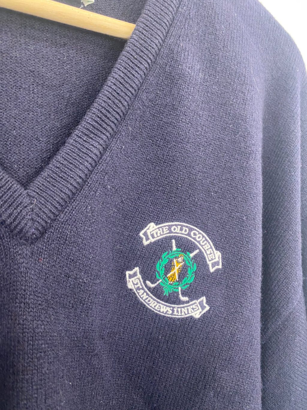 Vintage St Andrews links open collection The Old Course Sweater XL Navy The Open 1995 ES609