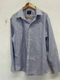 Fabulous Charles Tyrwitt slim fit non iron Shirt XL Blue and White ES609
