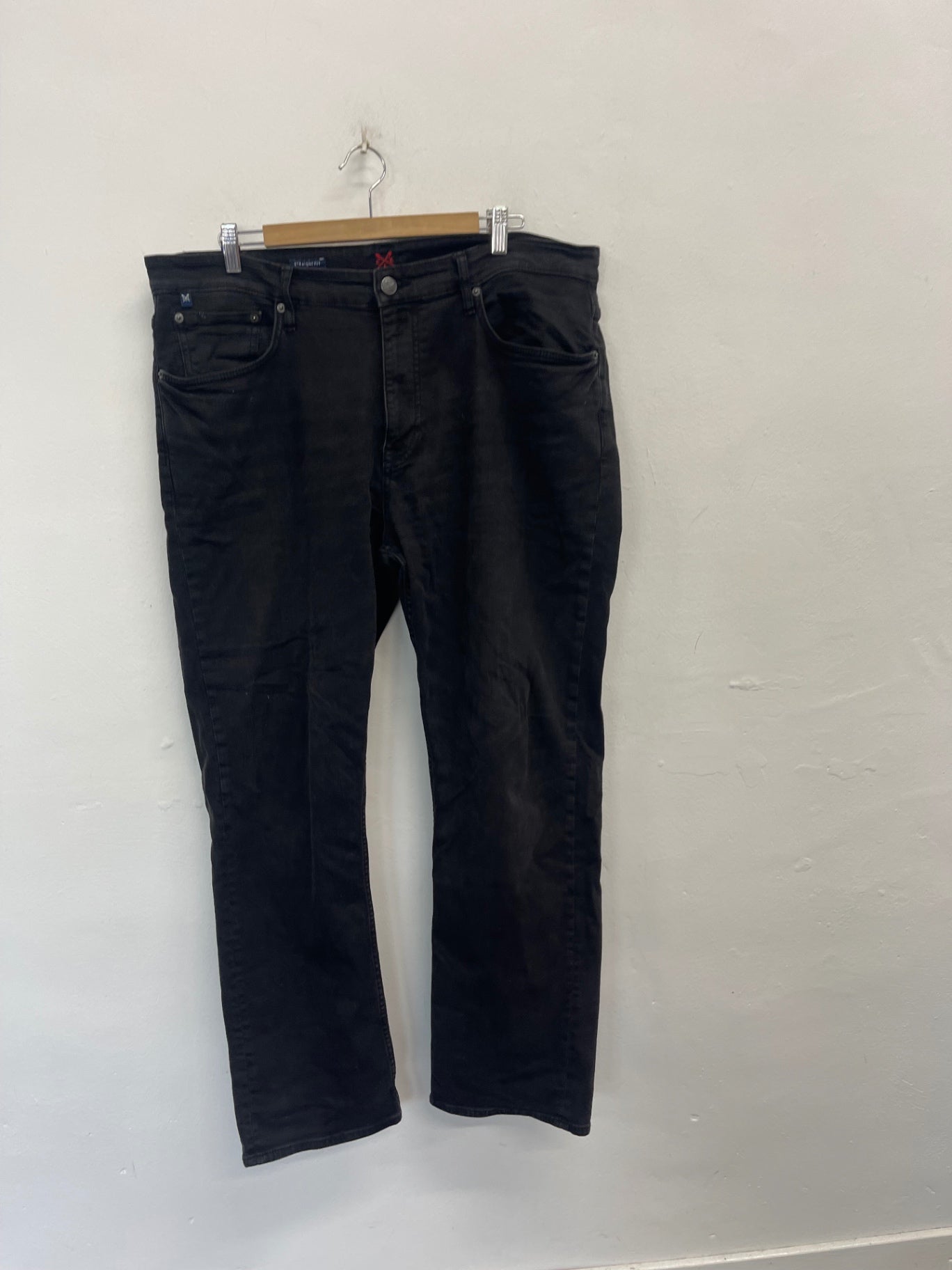 Fabulous Crew clothing company straight Jeans  40R Black ES609