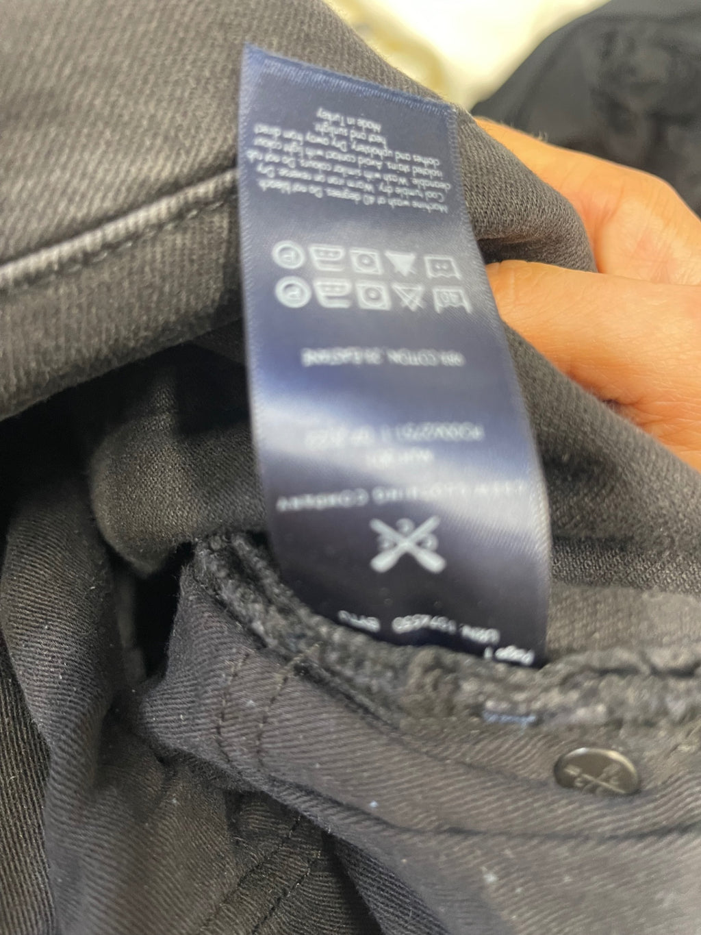 Fabulous Crew clothing company straight Jeans  40R Black ES609