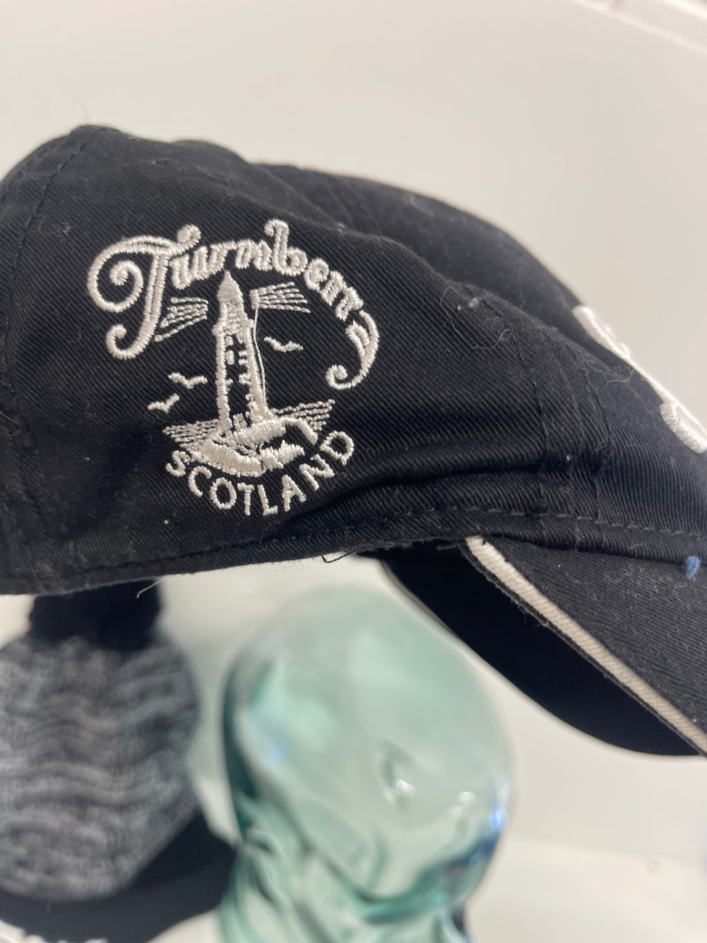 Fabulous Titleist Hats bobble & gold cap L Gray/Black #3 ES609