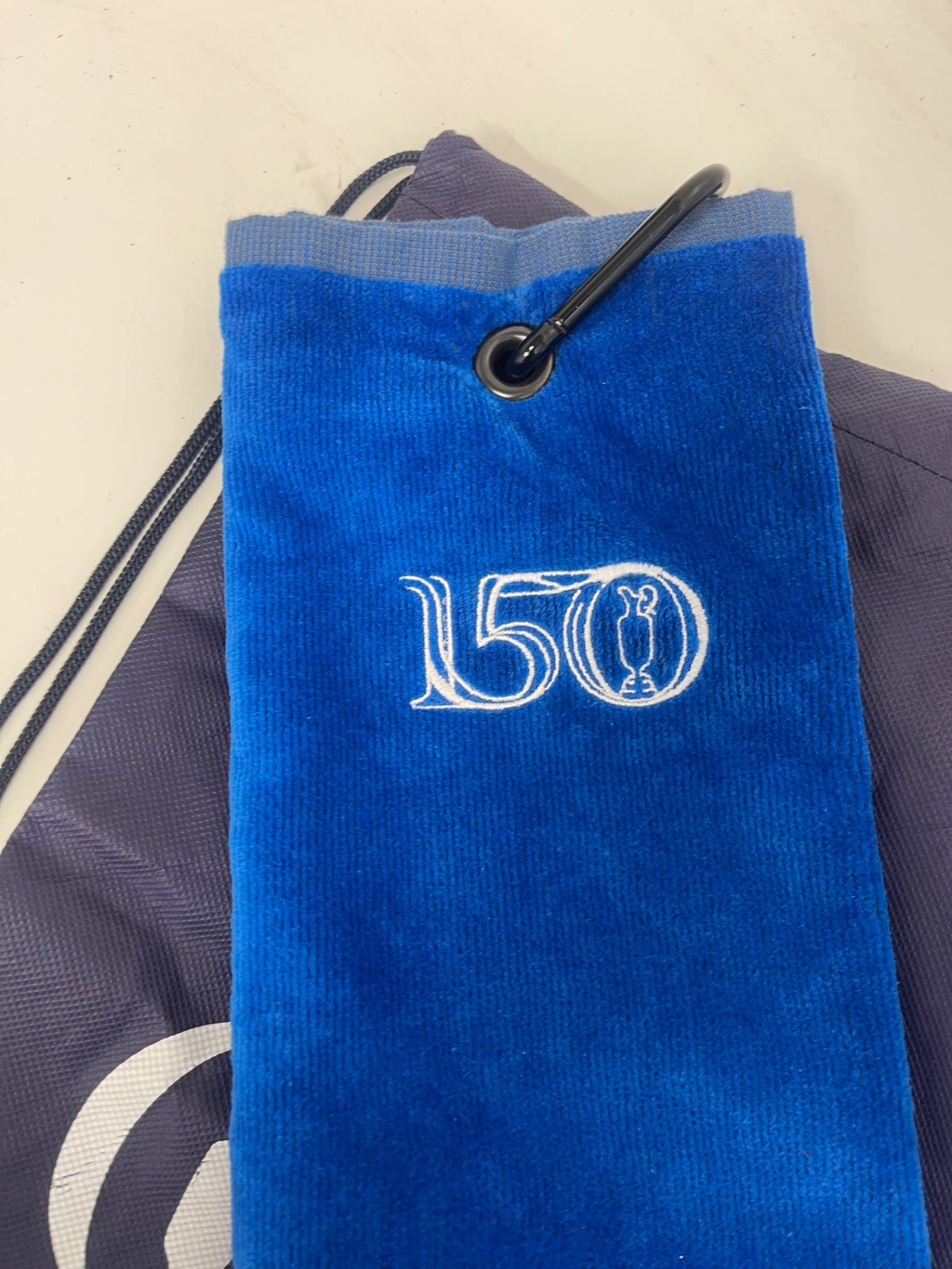 Fabulous St Andrews 150th open Towel & bag  Blue ES609