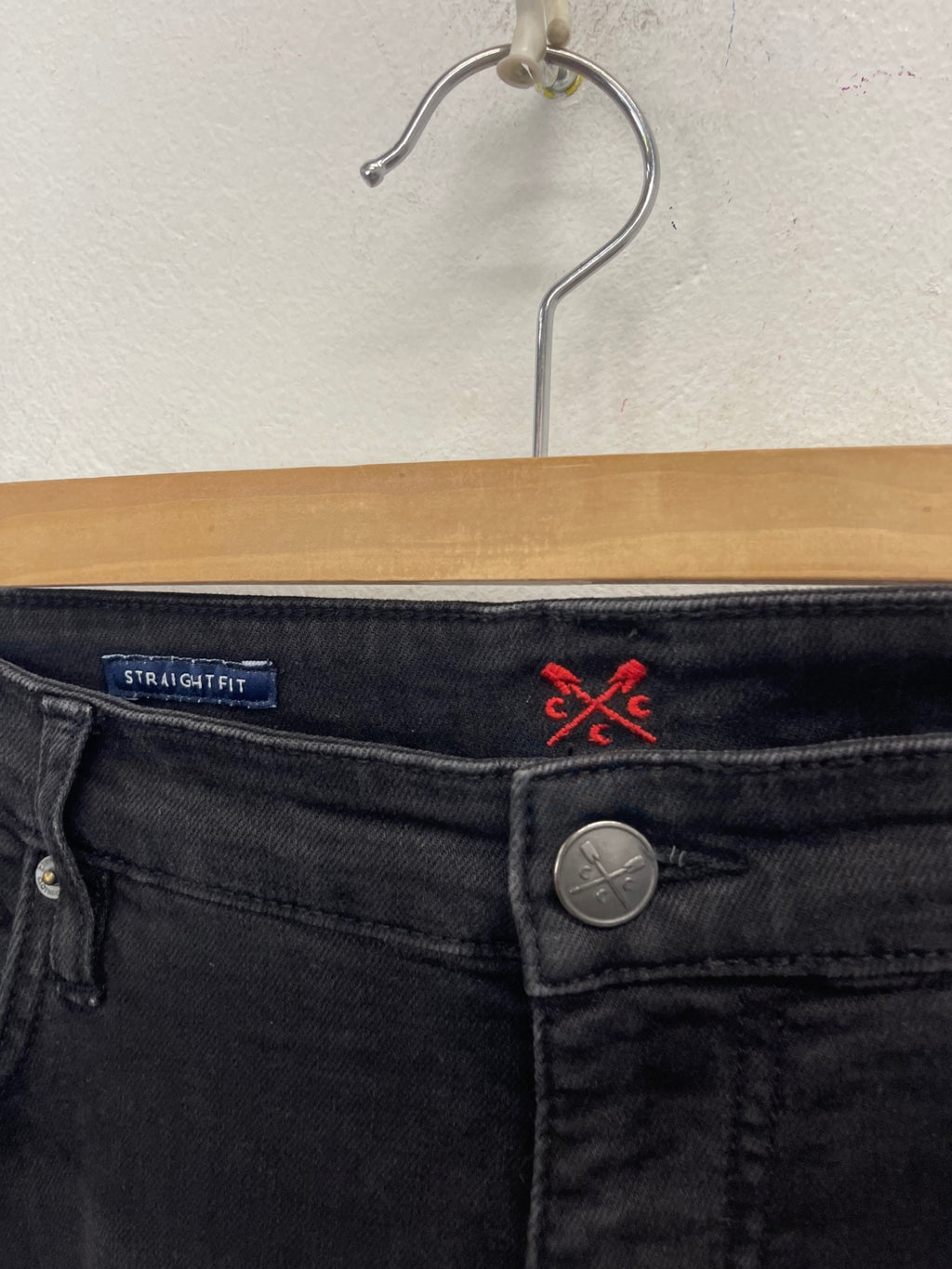 Fabulous Crew clothing company straight Jeans  40R Black ES609