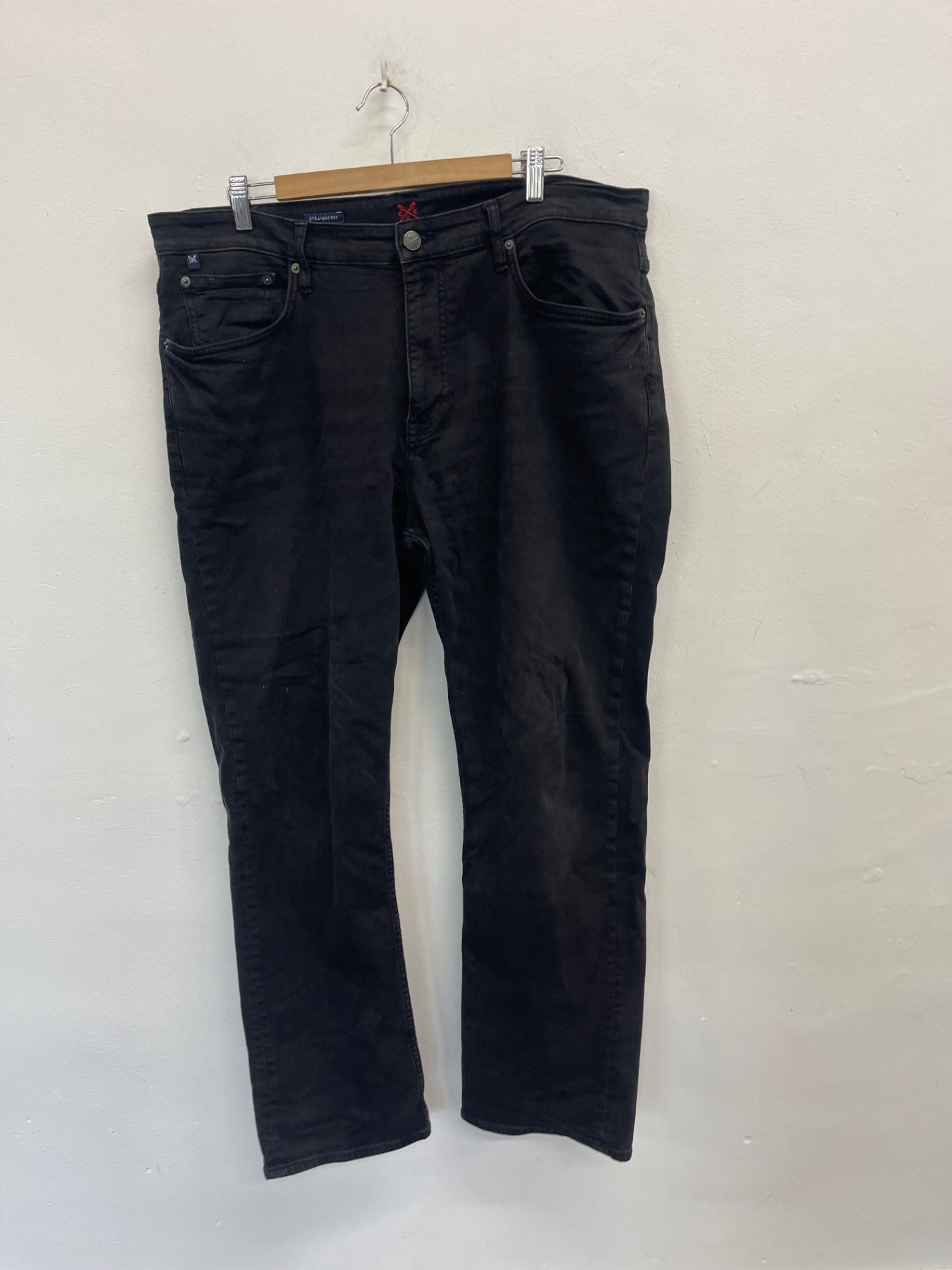 Fabulous Crew clothing company straight Jeans  40R Black ES609