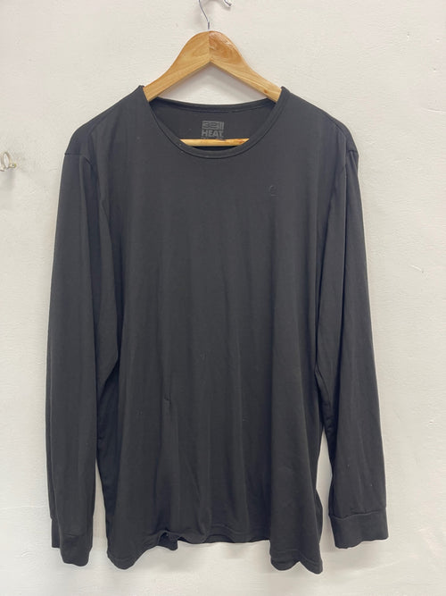 Fabulous 3S HEAT Long sleeve thermal warm top UK XL Black ES609