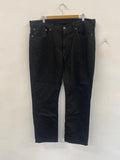 Fabulous Levi's 514 38/30 straight leg stretch Jeans 38S Black ES609