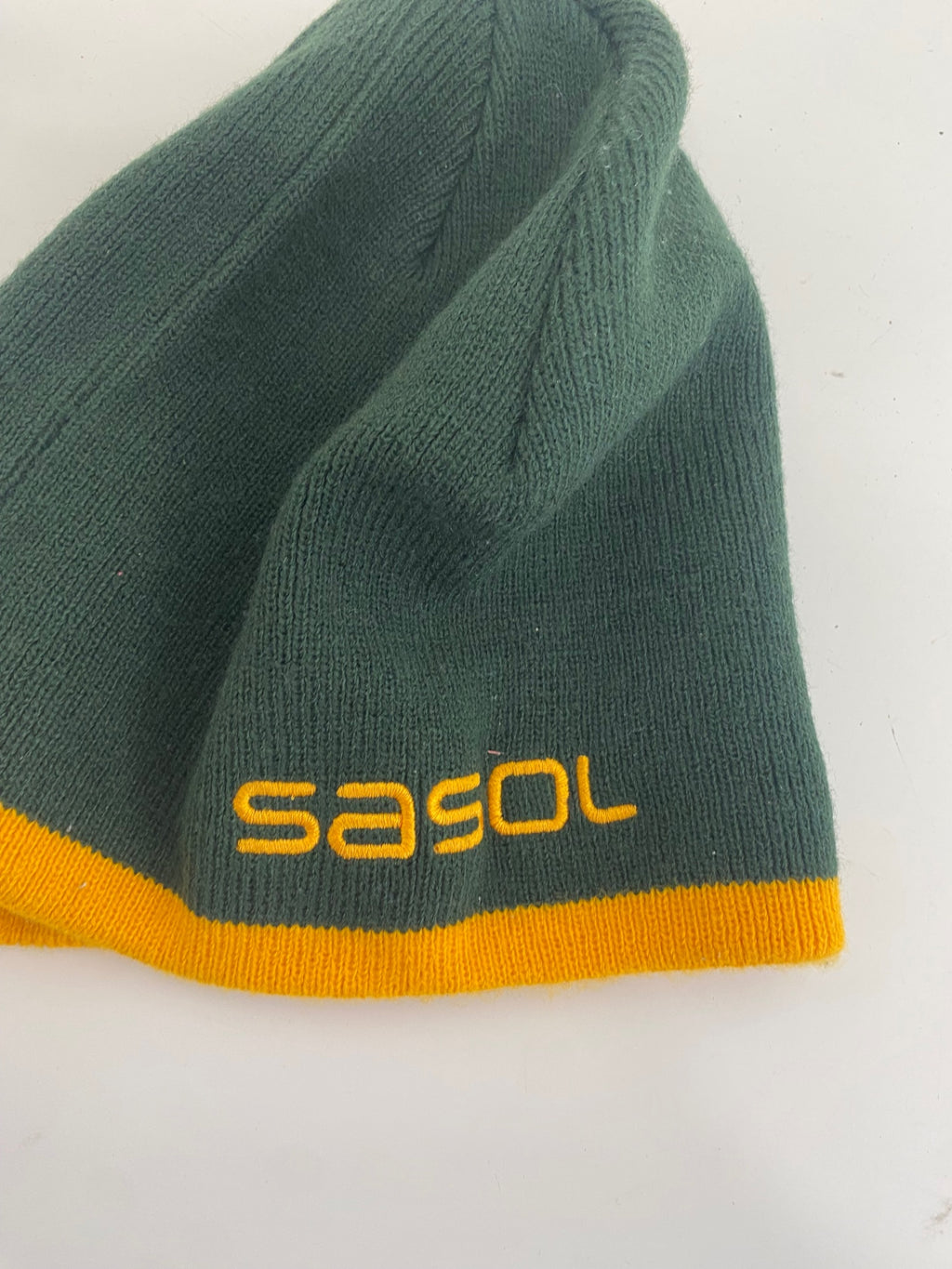 Fabulous Canterbury South Africa Rugby Beanie Green & Gold ES609