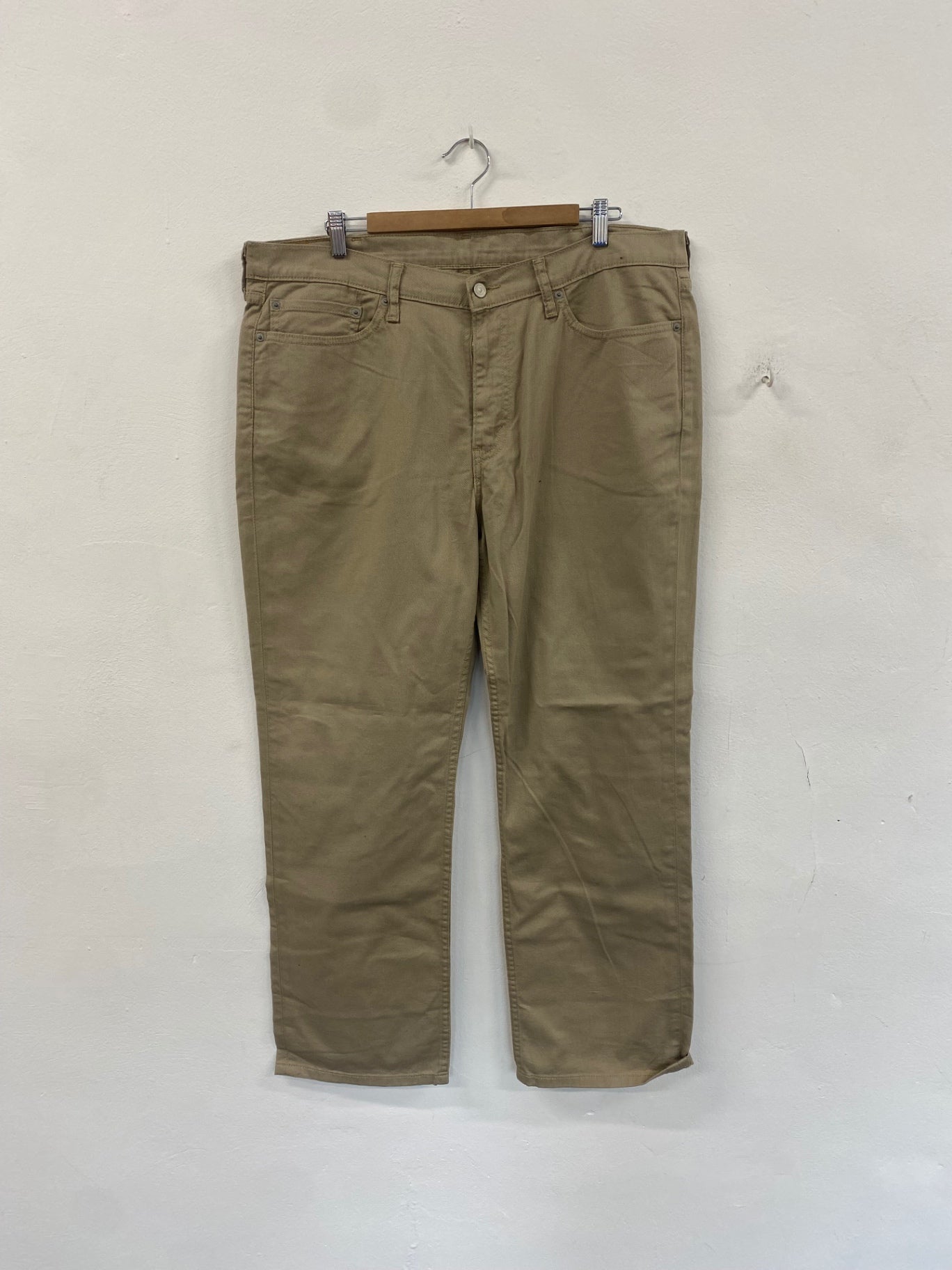 Fabulous Levi's 514 straight fit stretch Jeans 38x30 Beige ES609
