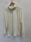 Fabulous Uniqlo Long sleeve ultra thermal heat top UK XL Cream ES609