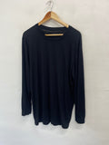 Fabulous UNIQLO Long sleeve heat tech thermal  top XL Black ES609