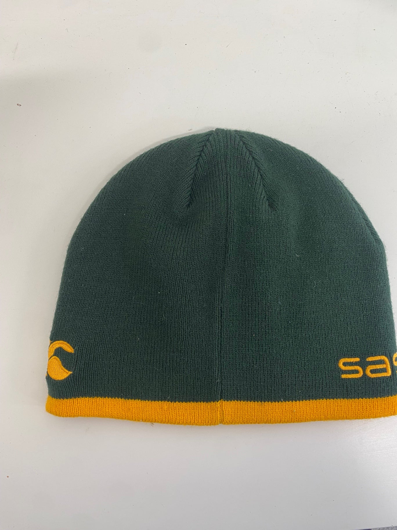 Fabulous Canterbury South Africa Rugby Beanie Green & Gold ES609
