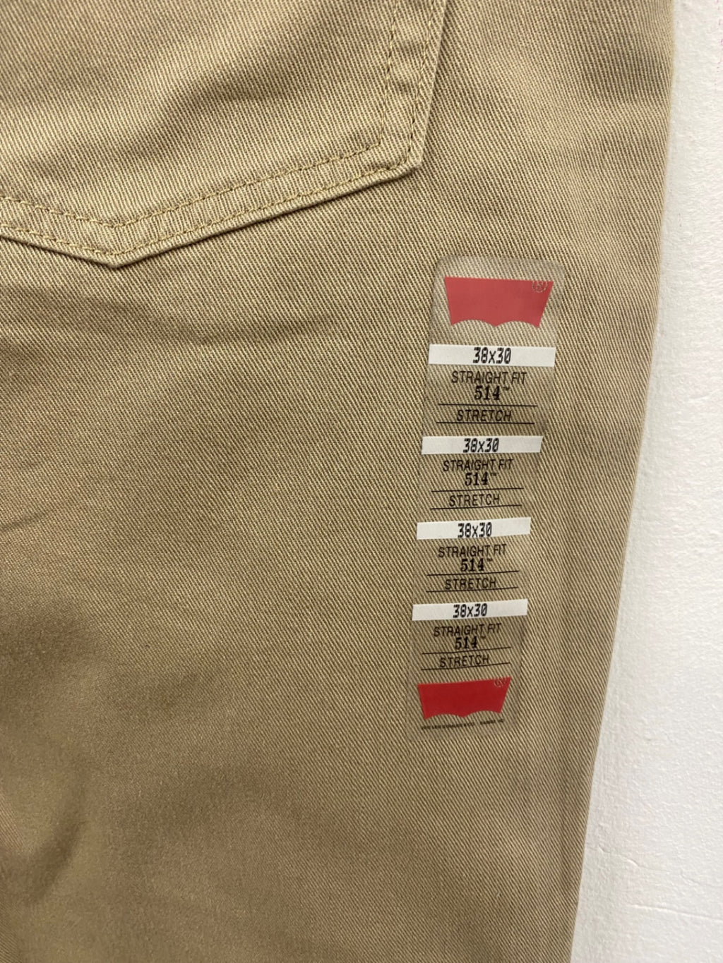 Fabulous Levi's 514 straight fit stretch Jeans 38x30 Beige ES609