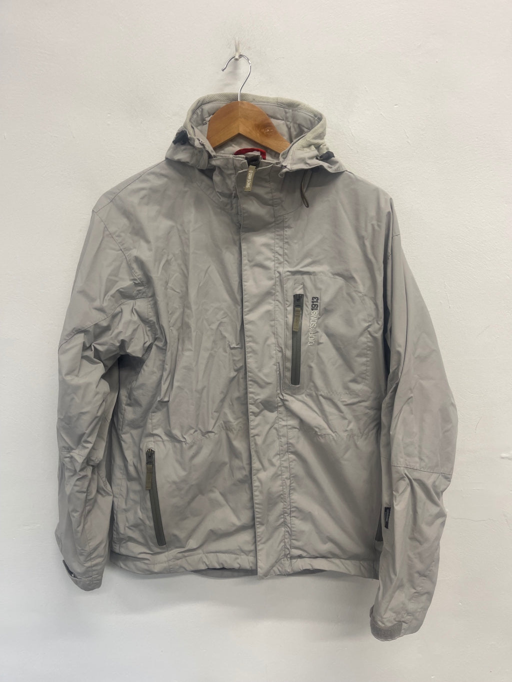 Fabulous Didriksons 1913 storm wear Windbreaker M Beige Grey FK608 