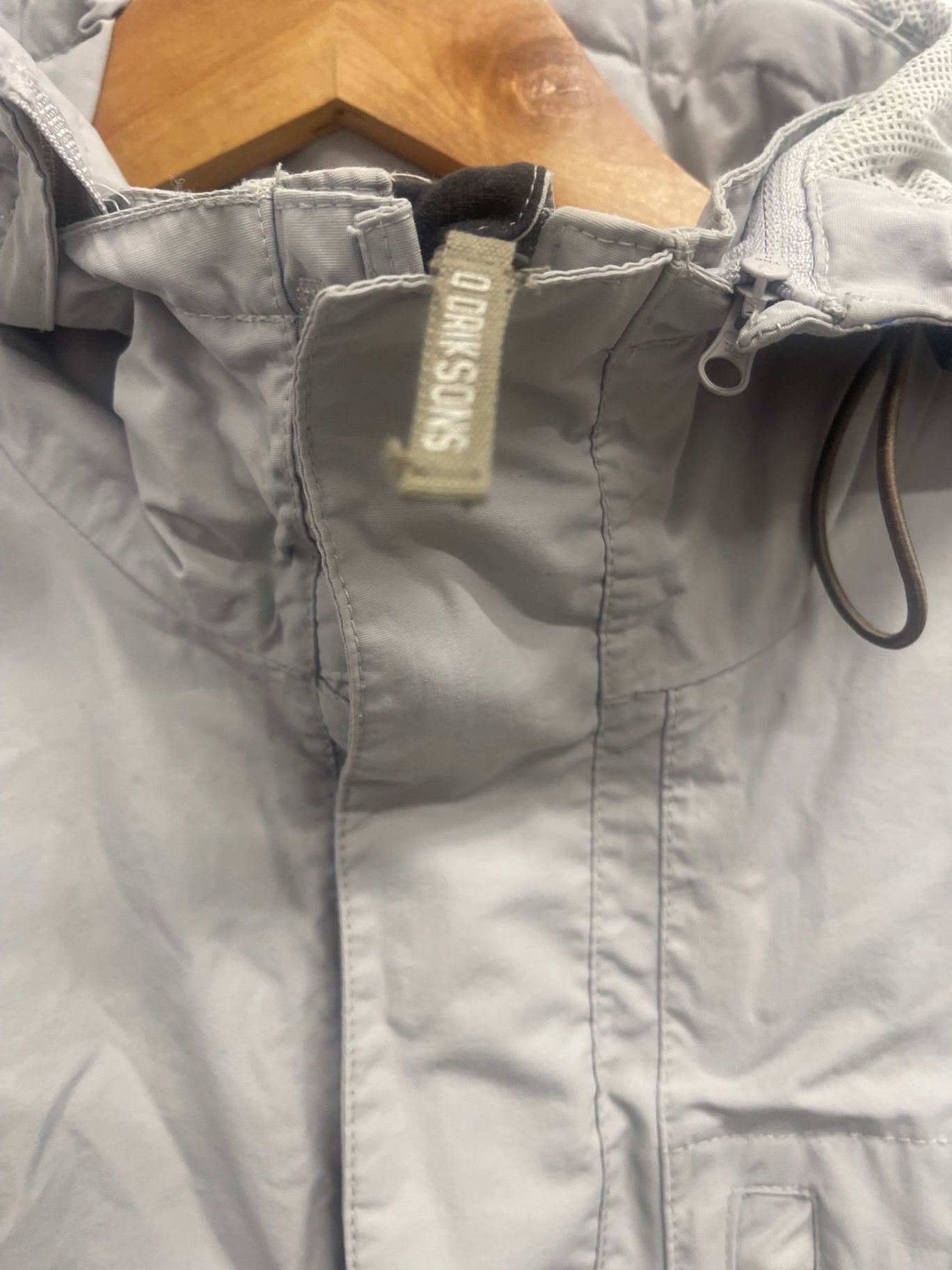 Fabulous Didriksons 1913 storm wear Windbreaker M Beige Grey FK608 