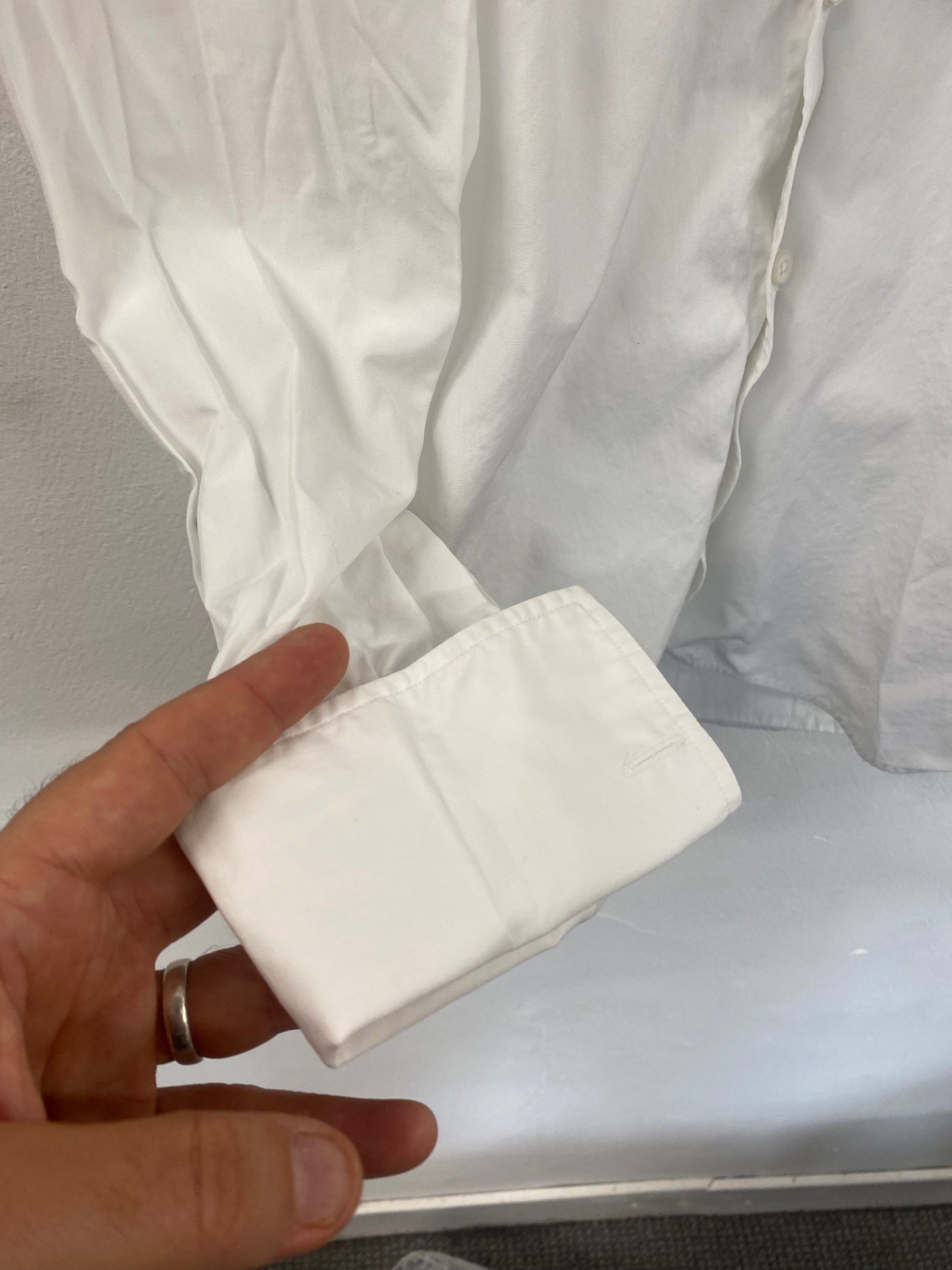 Classic Turnbull & Asser white shirt 15.5” slim AE587