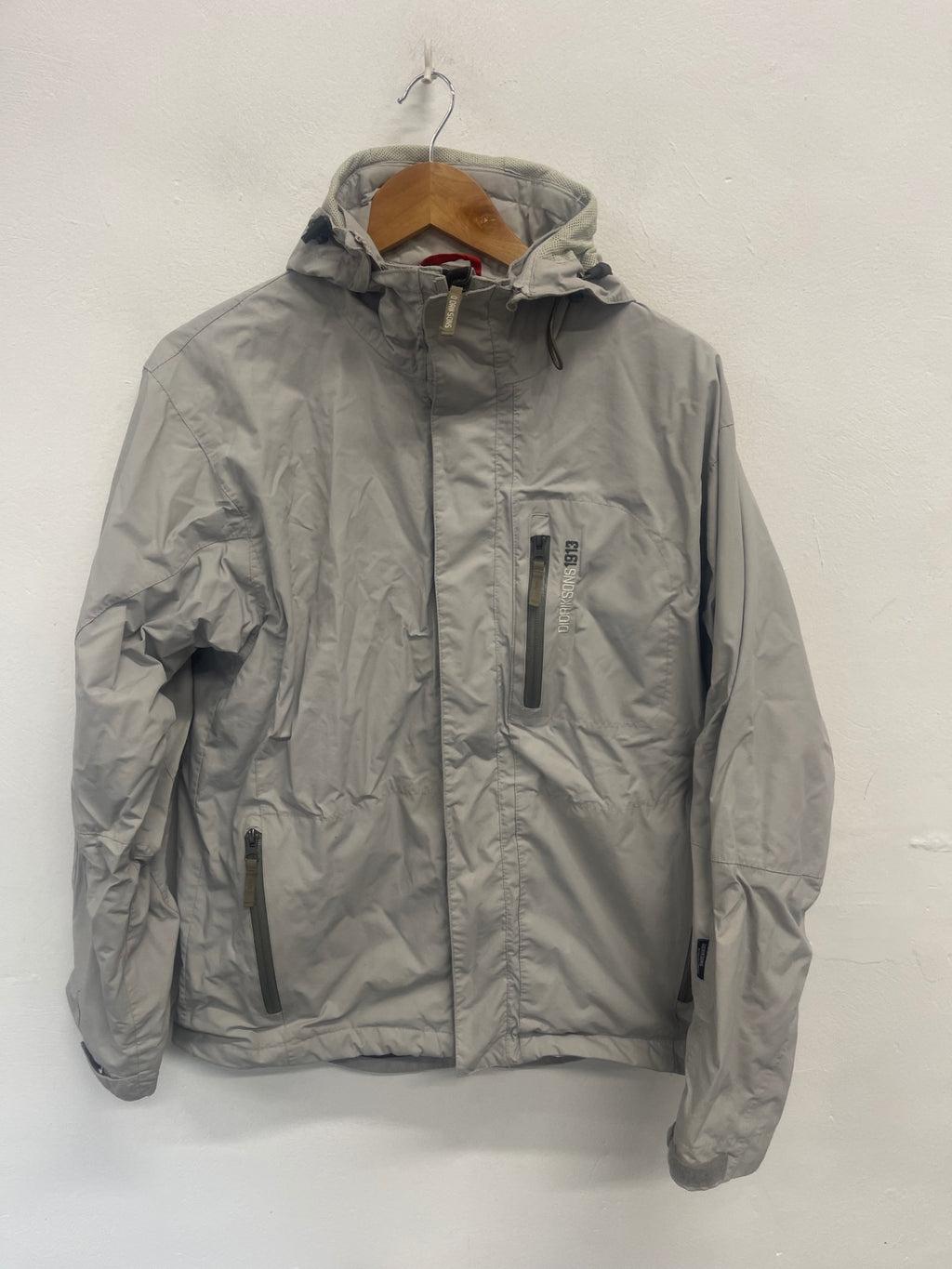 Fabulous Didriksons 1913 storm wear Windbreaker M Beige Grey FK608 