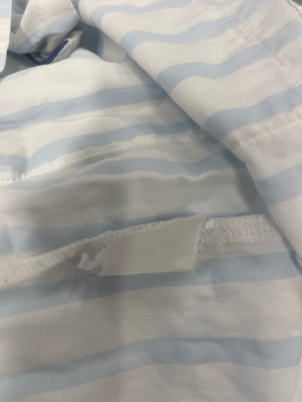 Fabulous L.Tavernier pyjama Shirt UkM White & light blue FK608