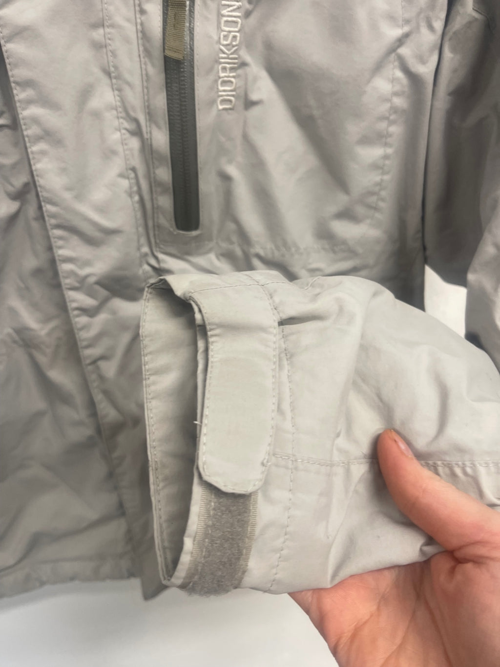 Fabulous Didriksons 1913 storm wear Windbreaker M Beige Grey FK608 