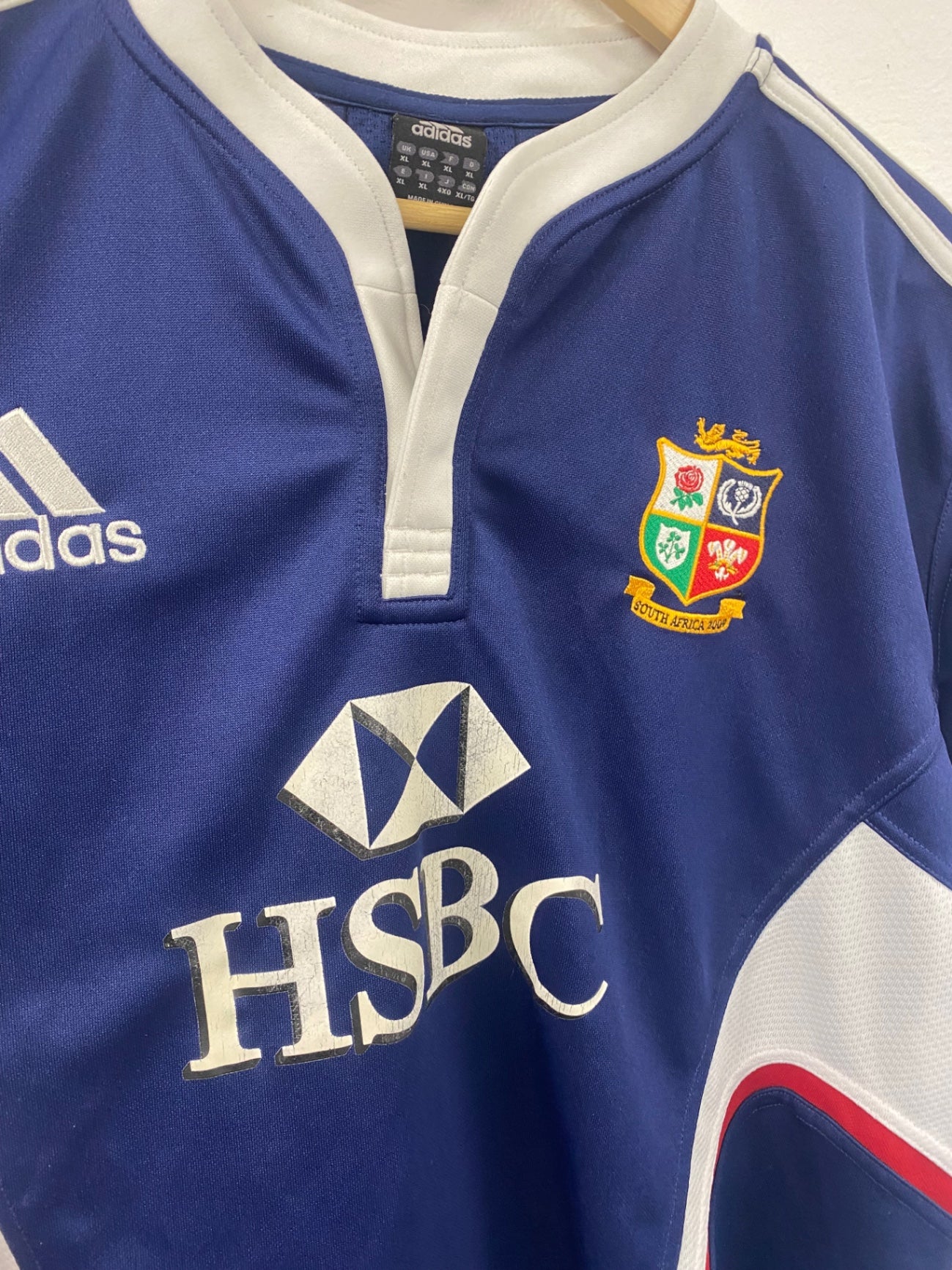 Awesome Canterbury Lions SA 2009 change shirt Navy XL ES609