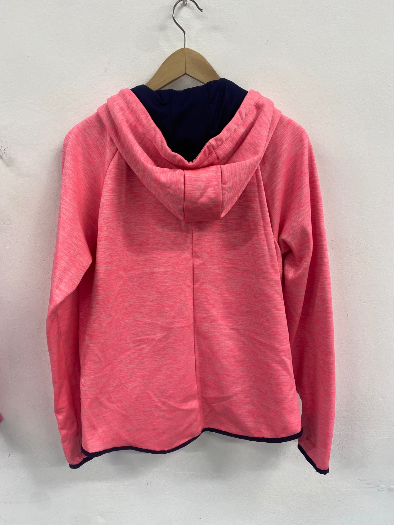 Fab Duo of Pink Under Armour hoodies L zipped ColdGear #1 HB598