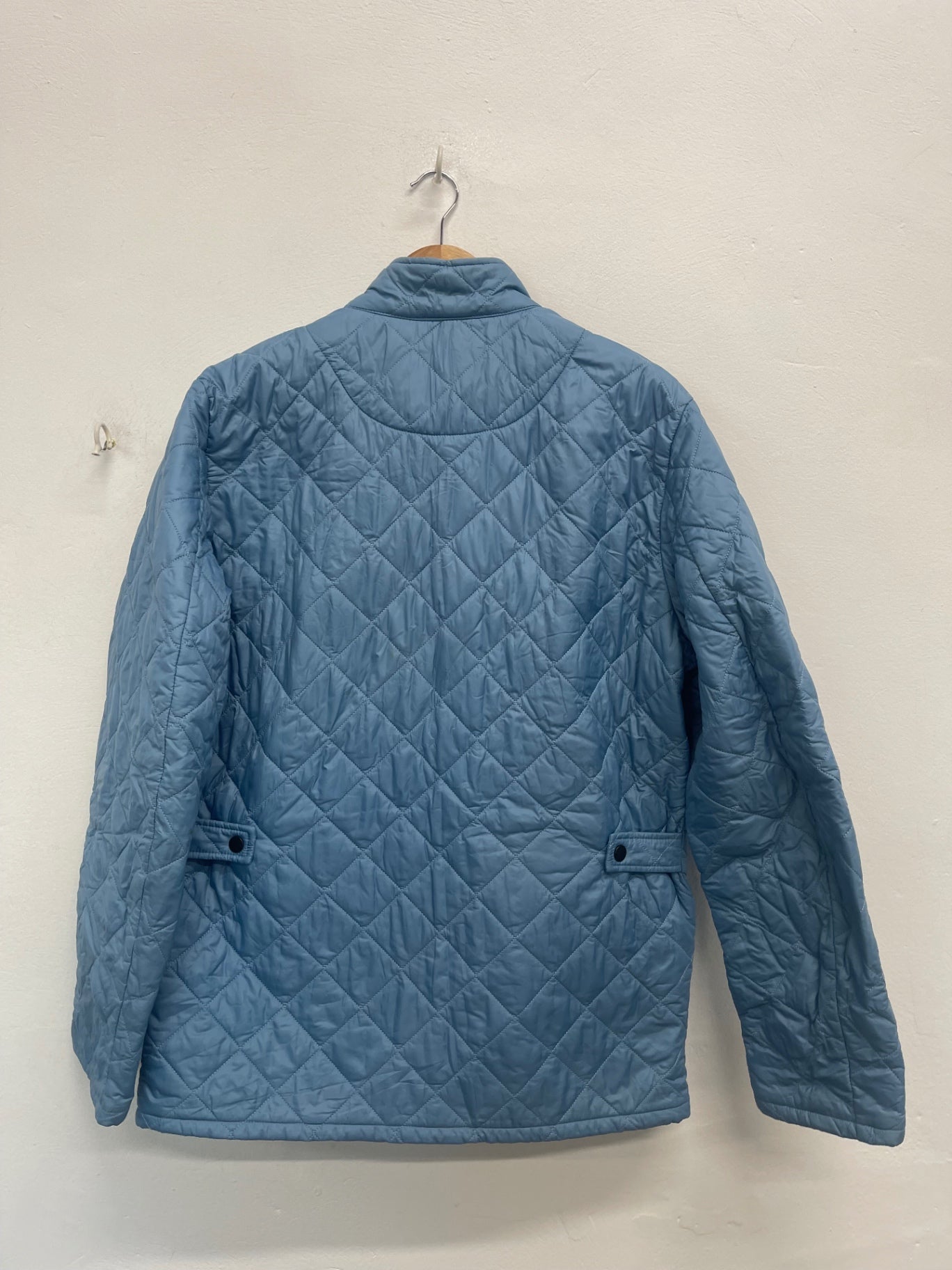 Fabulous Barbour flyweight Chelsea Quilted jacket L Blue La592