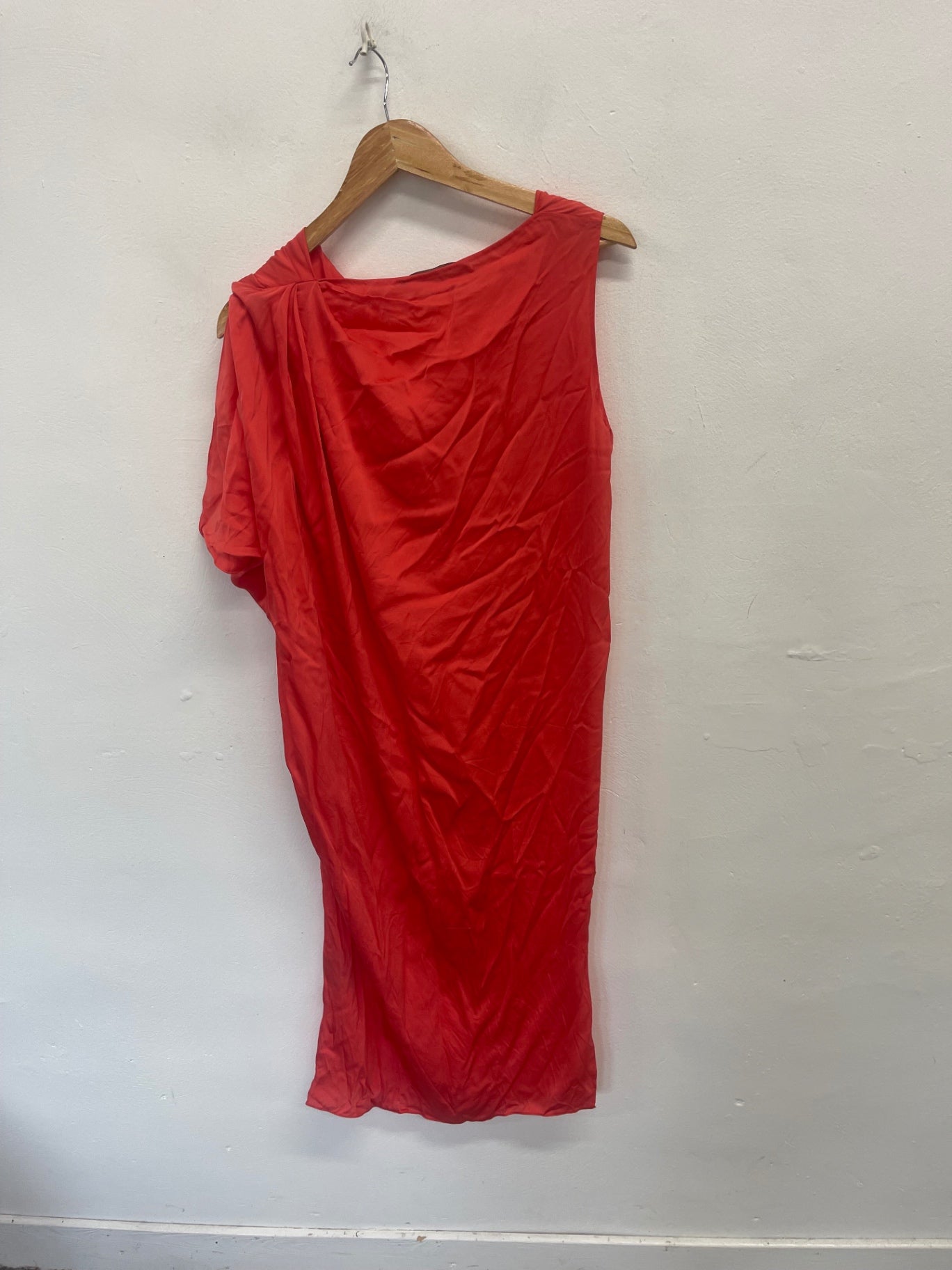 Fabulous Amanda Wakeley silk slip stunning Dress ukM coral JW603