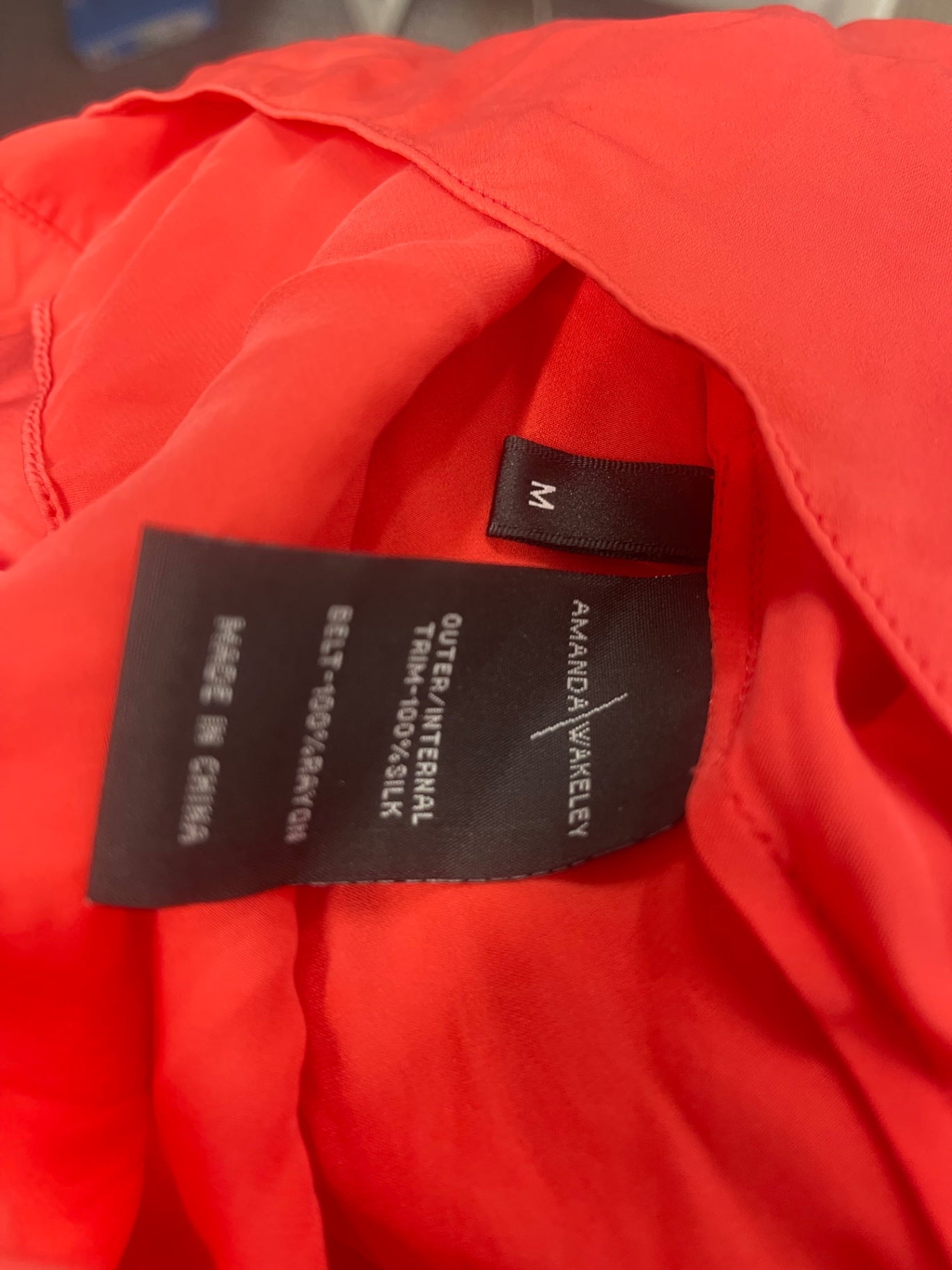 Fabulous Amanda Wakeley silk slip stunning Dress ukM coral JW603